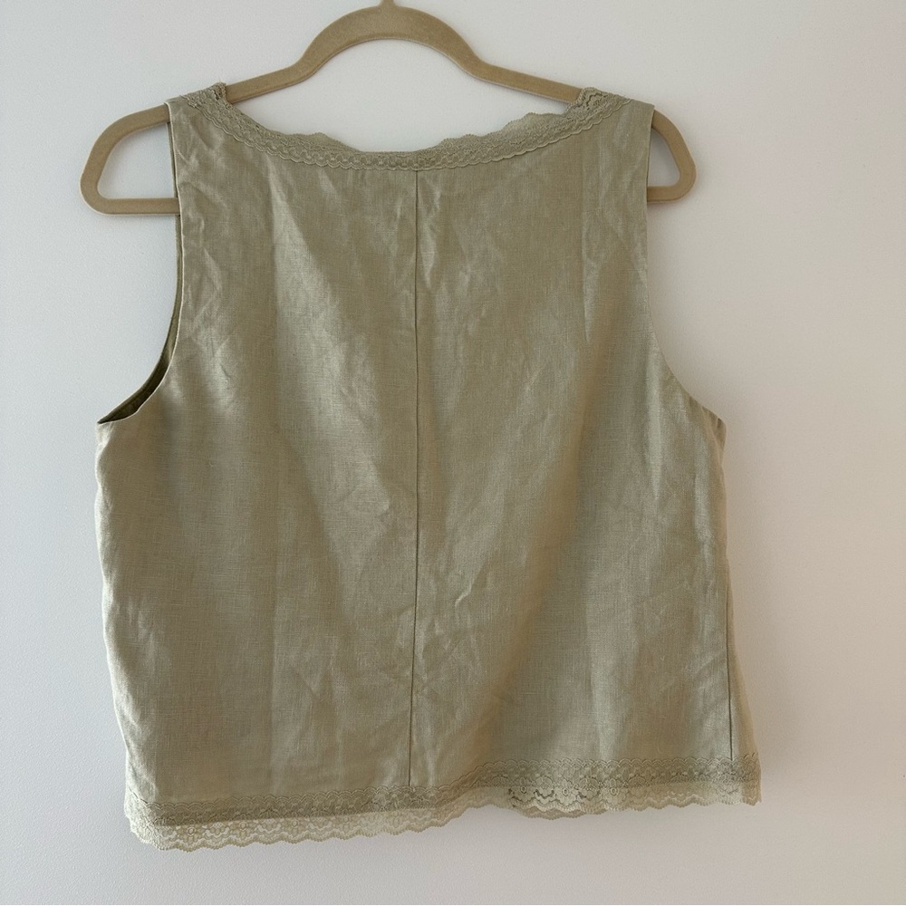 Reformation Rosalie Linen Top - Picture 4 of 7